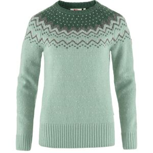 FJÄLLRÄVEN Övik Knit Sweater W, Misty Green-Deep Patina (vzorek) velikost: S
