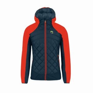 Pánská bunda KARPOS M Lastei Active Plus Jacket, Midnight/Fiery Red velikost: S
