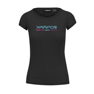 KARPOS W Val Federia Tee, Black velikost: M