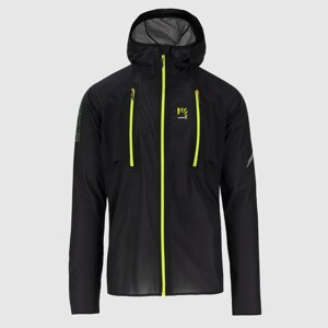 KARPOS M Lavaredo Rain Jacket, Black/Green Fluo velikost: L