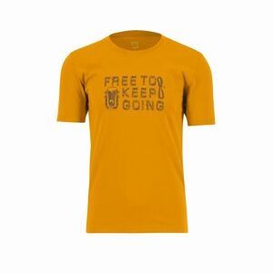 KARPOS M Crocus T-Shirt, Golden/Nuthatch velikost: L