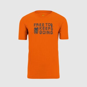 KARPOS M Crocus T-Shirt, Scarlet Ibis velikost: XL