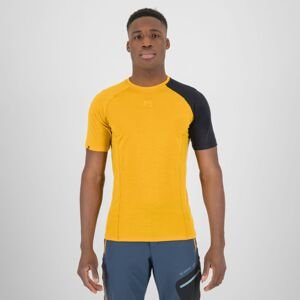 KARPOS M Dinamico Merino 130 T-Shirt, Golden/Black velikost: L