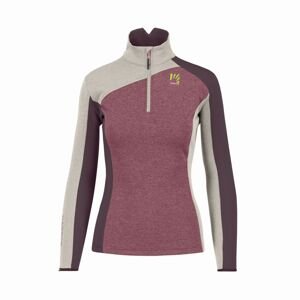 KARPOS W Federa Half-Zip W Fleece, Deco Rose/Oat/Huckleb. velikost: S