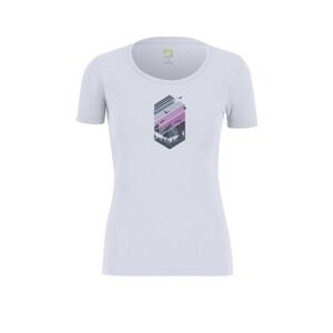 KARPOS W Valley T-Shirt, Bright White/Bloom velikost: S