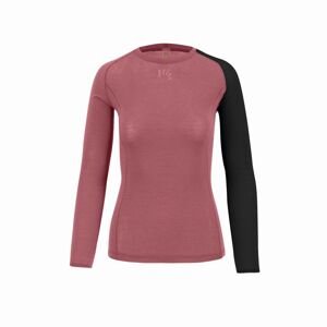 KARPOS W Dinamico Merino 130  W Jersey Ls, Deco Rose/Black velikost: S