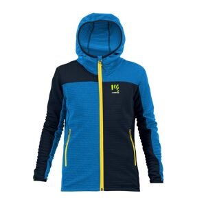 KARPOS Nuvolau Kid Full-Zip Hoodie, Outer Space/Indigo Bunting velikost: 10 let