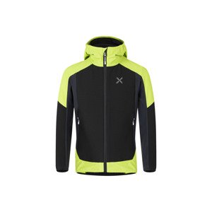MONTURA Premium Wind Jacket Kids, Nero/Verde Lime velikost: 125