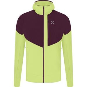 MONTURA Spitze Maglia, Sunny Lime/Wine Red velikost: M