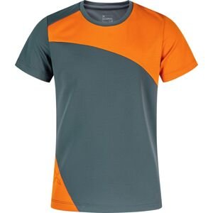 MONTURA Mix-Up T-Shirt Kids, Gunmetal Grey/Mandarin Orange velikost: 135