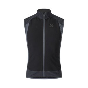 MONTURA Premium Wind Vest, Nero/Piombo velikost: M