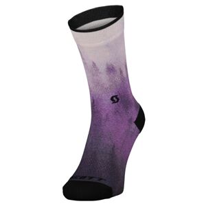 SCOTT Sock Trail Tree Crew, Vivid Purple/Misty Purple (vzorek) velikost: EU 42 - 44