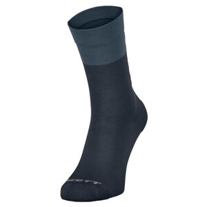 SCOTT Sock Block Stripe Crew, Dark Blue/Metal Blue (vzorek) velikost: EU 42 - 44