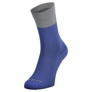 SCOTT Sock Block Stripe Crew, Dream Blue/Light Grey (vzorek) velikost: EU 42 - 44