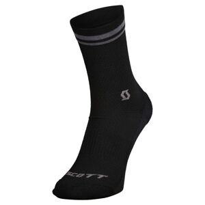 SCOTT Sock Merino Crew, Black/Dark Grey (vzorek) velikost: EU 42 - 44