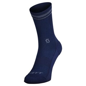 SCOTT Sock Merino Crew, Dark Blue/Metal Blue (vzorek) velikost: EU 42 - 44