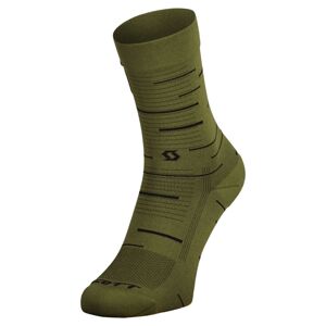 SCOTT Sock Speed Crew, Fir Green/Black (vzorek) velikost: EU 42 - 44