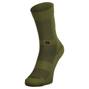 SCOTT Sock Full Send Crew, Fir Green/Black (vzorek) velikost: EU 42 - 44