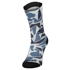 SCOTT Sock Graphic Crew, Dark Blue/Metal Blue (vzorek) velikost: EU 42 - 44