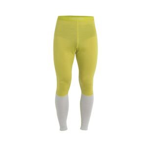 ICEBREAKER Mens 125 ZoneKnit Leggings, Bio Lime/Ether (vzorek) velikost: M