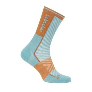 ICEBREAKER Mens Run+ Ultralight Crew, Hydro/Trail (vzorek) velikost: M
