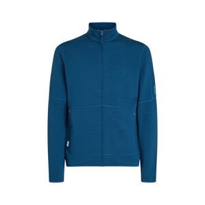 ICEBREAKER Mens 400 RealFleece Descender LS Zip, Atlantis (vzorek) velikost: M