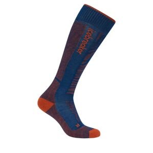 ICEBREAKER Mens Ski+ Medium OTC Mountain Contour, Atlantis/Agate/Fervid (vzorek) velikost: M