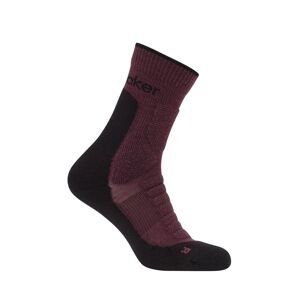 ICEBREAKER Mens Hike+ Heavy Crew, Java/Black (vzorek) velikost: M