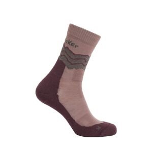 ICEBREAKER Mens Hike+ Medium Crew Across the Peaks, Summit/Java/Obsidian (vzorek) velikost: M