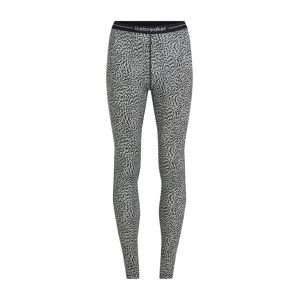 ICEBREAKER Wmns 200 Oasis Leggings Flock AOP, Midnight Navy/Snow/Aop (vzorek) velikost: S