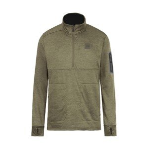 PICTURE Bake Grid 1/4 Zip, Dark Army Green velikost: S