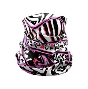 CRAZY Neck Gaiter Light Zebra Mix