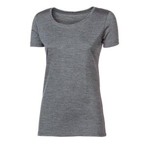 PROGRESS ORIGINAL MERINO ladies T-shirt S sv.šedý melír