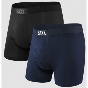 Saxx ULTRASOFT BB FLY 2PK black/navy Velikost: XL boxerky