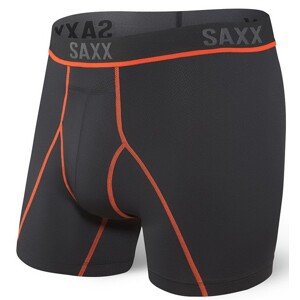 Saxx KINETIC L-C MESH BB black/vermillion Velikost: XL boxerky