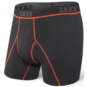 Saxx KINETIC L-C MESH BB black/vermillion Velikost: XS boxerky