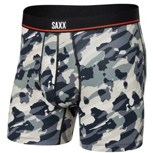 Saxx NONSTOP STR CTN BB pop grunge camo-graphite Velikost: L boxerky