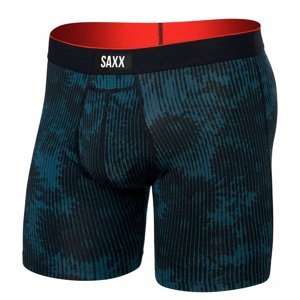 Saxx MULTI-SPORT MESH BOXER BRIEF FLY white noise daisy-black Velikost: XL boxerky
