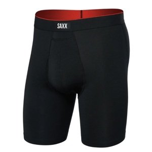 Saxx MULTI-SPORT MESH LONG BOXER BRIEF FLY black Velikost: S boxerky