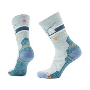 Smartwool W HIKE LIGHT CUSHION HOO WHO CREW frosty green Velikost: S dámské ponožky
