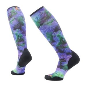 Smartwool W SKI TC ELECTRIC LOTUS PRINT OTC black Velikost: S dámské ponožky