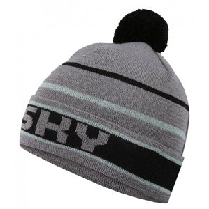 Husky Pánská merino čepice Meralp grey Velikost: L-XL čepice
