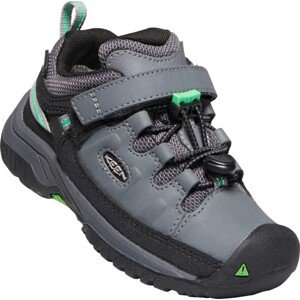 Keen TARGHEE LOW WP CHILDREN steel grey/irish green Velikost: 31 dětské boty