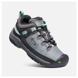 Keen TARGHEE LOW WP YOUTH steel grey/irish green Velikost: 34 dětské boty