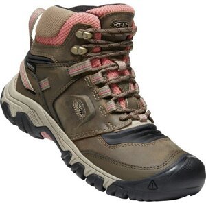 Keen RIDGE FLEX MID WP WOMEN timberwolf/brick dust Velikost: 40 dámské boty