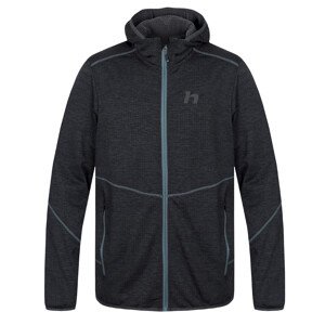 Hannah DAMAR HOODY dark gray mel Velikost: XL pánská mikina