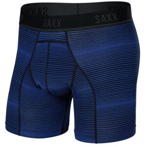 Saxx KINETIC L-C MESH BB variegated stripe-blue Velikost: M boxerky
