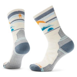 Smartwool W HIKE LIGHT CUSHION MOUNTAIN MOON CREW moonbeam Velikost: M dámské ponožky