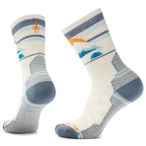 Smartwool W HIKE LIGHT CUSHION MOUNTAIN MOON CREW moonbeam Velikost: S ponožky