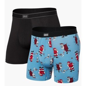 Saxx DAYTRIPPER BB FLY 2PK naughty vs nice/black Velikost: M boxerky